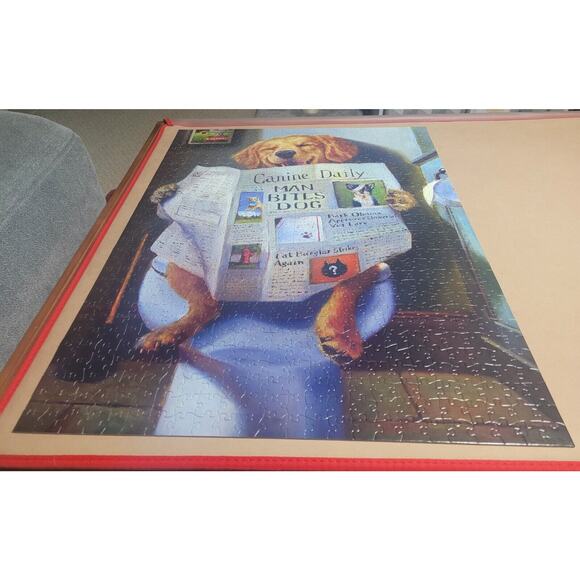 Buffalo Games Dog Days #17330 "Dog Gone Funny" 750-Piece Puzzle Complete LN - Picture 4 of 5